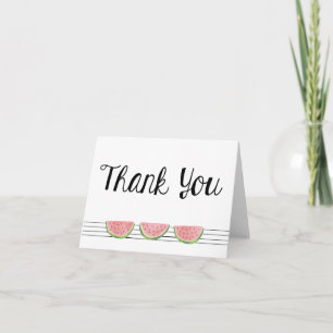 Watermelon Thank You Note Card Bedankkaart