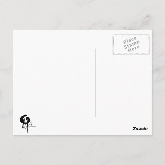 Watermelon Tourmaline Briefkaart (Achterkant)