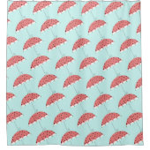 Watermelon Umbrella Pattern Douchegordijn (Voorkant)