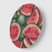 Watermelon Wall Clock Grote Klok (Hoek)