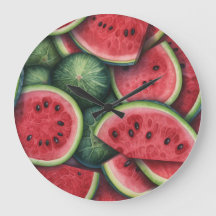 Watermelon Wall Clock