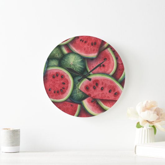 Watermelon Wall Clock Grote Klok (Huis)