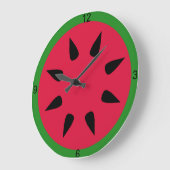 Watermelon Wall Clock Grote Klok (Hoek)