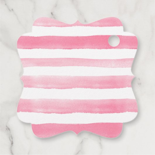 Watermelon Waterverf Baby shower Dank u Bedankjes Labels (Achterkant)