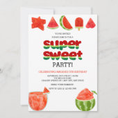 Watermelon | zomerfeestdag kaart (Voorkant)