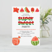 Watermelon | zomerfeestdag kaart (Staand voorkant)