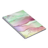 Watermelonagaat | Neo Mint Green en Cassis Pink Notitieboek (Rechterzijde)