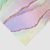 Watermelonagaat | Neo Mint Green en Cassis Pink Tissuepapier (Detail)