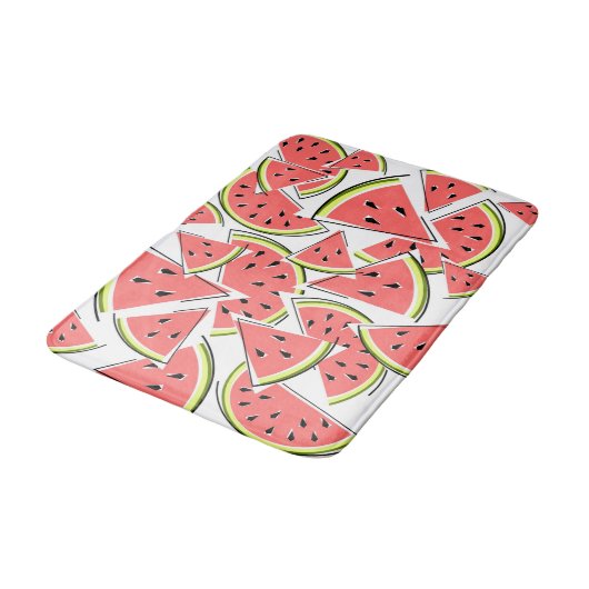 Watermelonbadmat Badmat (Gekanteld)