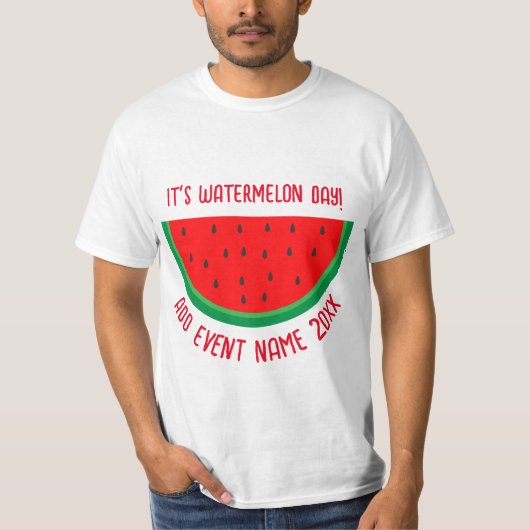 Watermelondag T-shirt (Voorkant)