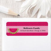 Watermelonkleur Etiket (Insitu)