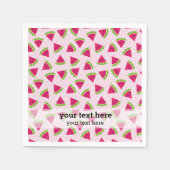 Watermelonkleur Servet (Voorkant)