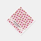 Watermelonkleur Servet (Hoek)