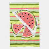Watermelonneartikelen Stripe keukenhanddoeken (Verticaal)