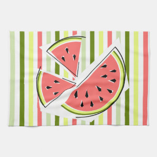 Watermelonneartikelen Stripe Thin keukenhanddoek
