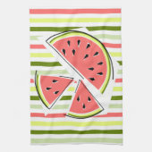 Watermelonneartikelen Stripe Thin keukenhanddoek (Verticaal)