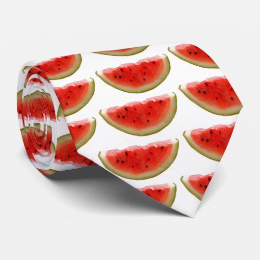 Watermelonnectie Stropdas (Opgerold)