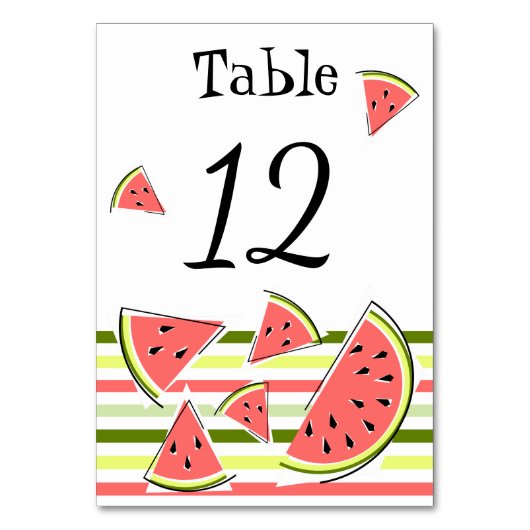 Watermelonnevel Stripe Classic Thin Kaart (Voorkant)