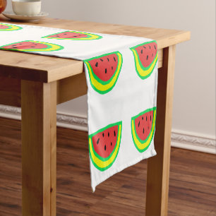 Watermelonpatronen Kinderen Baby showers Korte Tafelloper