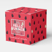 Watermelonpatroon, zomertijd | Gepersonaliseerd Bedankdoosjes (Voorkant Zijde)