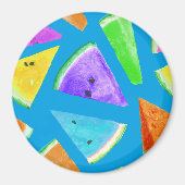 Watermelonpatrooncreatie 10 magneet (Voorkant)