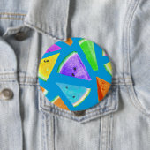Watermelonpatrooncreatie 10 ronde button 4,0 cm (In situ)
