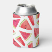 Watermelonpatrooncreatie 2 blikjeskoeler (Blikje Voorkant)