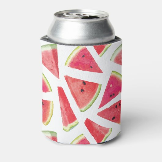 Watermelonpatrooncreatie 2 blikjeskoeler (Blikje Achterkant)