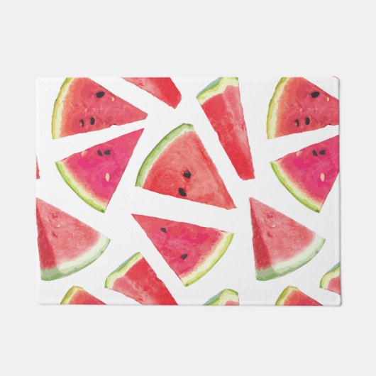 Watermelonpatrooncreatie 2 deurmat (Voorkant)