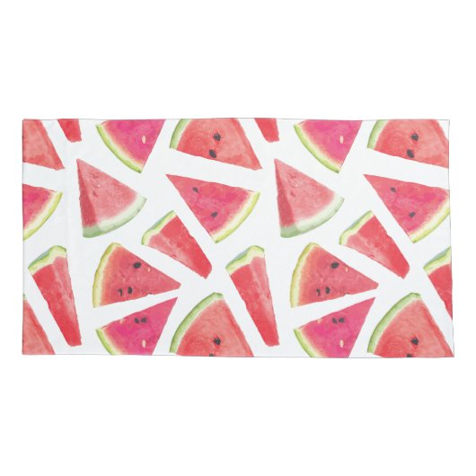 Watermelonpatrooncreatie 2 kussensloop (Achterkant)