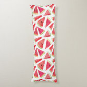 Watermelonpatrooncreatie 2 lichaamskussen (Voorkant Verticaal)