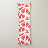 Watermelonpatrooncreatie 2 lichaamskussen (Achterkant (Verticaal))