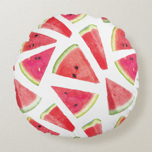 Watermelonpatrooncreatie 2 rond kussen