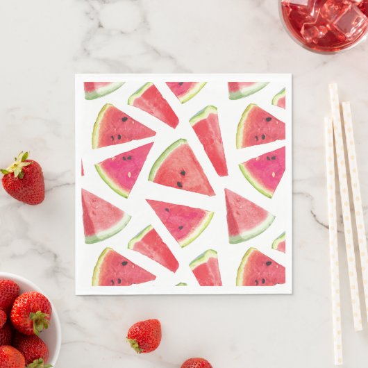 Watermelonpatrooncreatie 2 servet (Insitu)