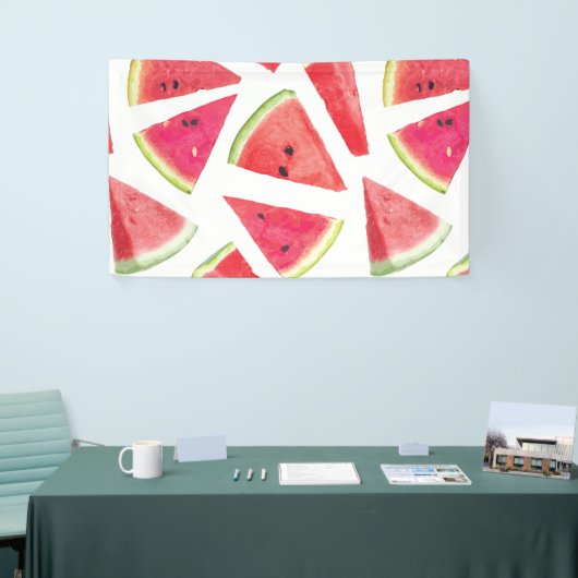 Watermelonpatrooncreatie 2 spandoek (Beurs)