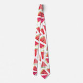 Watermelonpatrooncreatie 2 stropdas (Achterkant)