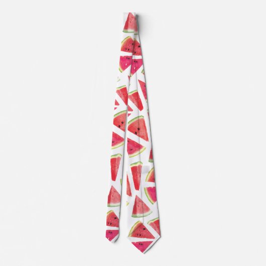 Watermelonpatrooncreatie 2 stropdas (Achterkant)
