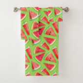 Watermelonpatrooncreatie 3 bad handdoek (Insitu)