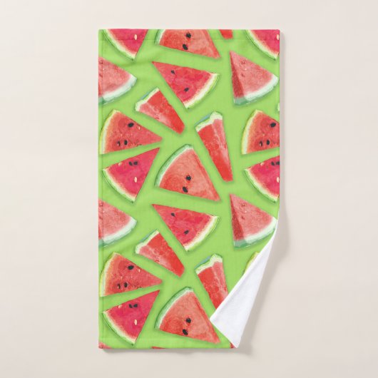 Watermelonpatrooncreatie 3 bad handdoek (Handdoek)