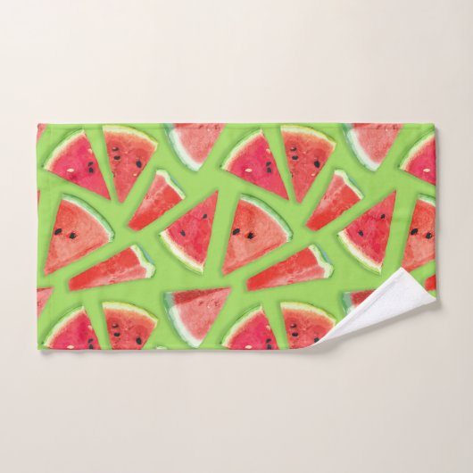 Watermelonpatrooncreatie 3 bad handdoek (Handdoek)