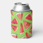 Watermelonpatrooncreatie 3 blikjeskoeler (Blikje Achterkant)