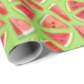 Watermelonpatrooncreatie 3 cadeaupapier (Rol Hoek)
