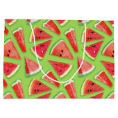 Watermelonpatrooncreatie 3 groot cadeauzakje (Achterkant)