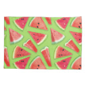 Watermelonpatrooncreatie 3 kussensloop (Achterkant)