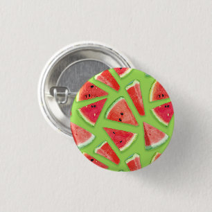 Watermelonpatrooncreatie 3 ronde button 3,2 cm