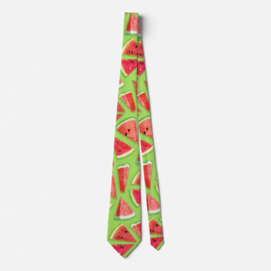 Watermelonpatrooncreatie 3 stropdas (Voorkant)