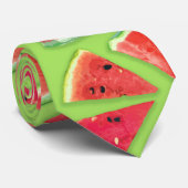 Watermelonpatrooncreatie 3 stropdas (Opgerold)