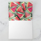 Watermelonpatrooncreatie 4 bedankkaart (Binnen)