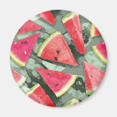 Watermelonpatrooncreatie 4 magneet (Voorkant)