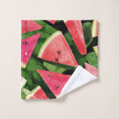Watermelonpatrooncreatie 5 bad handdoek (Wasdoekje)